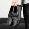 Mode Leder Männer Casual Schuhe Slip auf Formale Faulenzer Luxus Marke Komfortable Männer Mokassins Italienische Weiche Männliche Fahren Schuhe 4