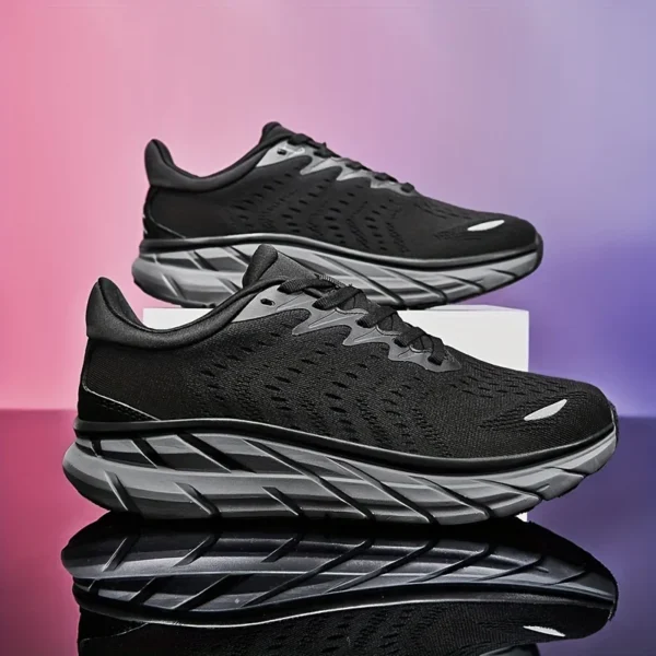 Herren-Lauf-Wanderschuhe zum Straßenläufen |   Max gepolsterter Komfort |   Langlebig, rutschfest |   Atmungsaktive sportliche Tennis-Cross-Training-Sneaker 6