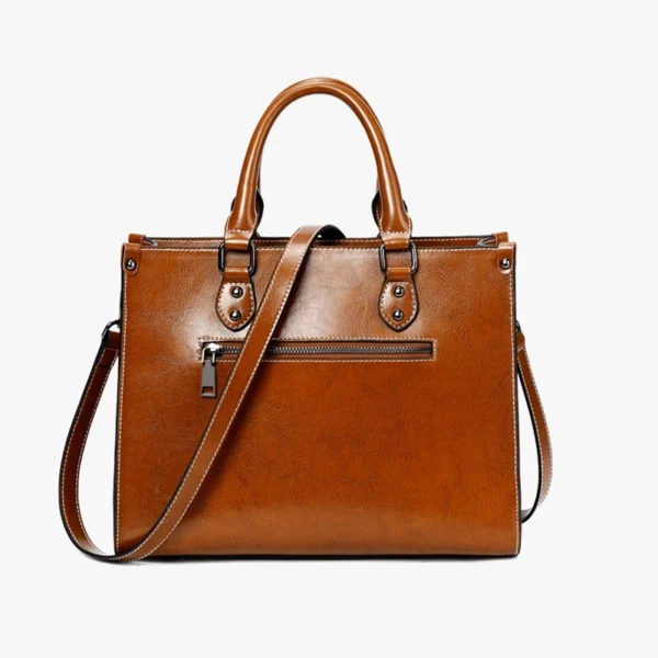 Frauen Handtasche Kreuz körper Schulter Tasche Aus Echtem Leder Einkaufen Mode Büro Weibliche Echtes Rindsleder Messenger Top Griff Taschen 5