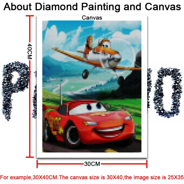 Diamantgemälde Disney Lilo und Stitch Super Mario Pikachu Heimdekoration Vollquadrat Rund Diamantmosaik Stickerei Kreuzstich 4