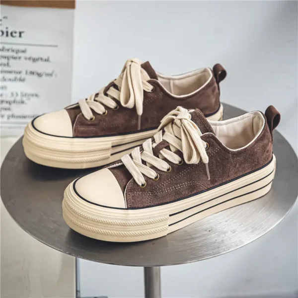 YRZL Herren Damen Canvas Sneakers Rutschfeste Wanderschuhe Leichte, bequeme, lässige Skateboard-Schuhe für Paare Outdoor-Sportarten 2