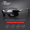 Cook Shark's neue Aluminium-Magnesium-Sonnenbrille, Herren-Sonnenbrille, HD-polarisierte Fahrer, Farbbrille, Flut