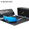 KINGSEVEN Sonnenbrille für Herren, Aluminium, HD, polarisiert, UV400-Brille, integrierte Spiegellinse, Brillen, Nachtsicht