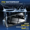 IP68 Wasserdichte Fall Für Samsung S25 S24 S23 Ultra Plus A16 A36 A56 5G Metall Aluminium Schwimmen Telefon Luxus abdeckung Capa Fundas 2