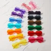 15 stücke Herzförmige Randlose Sonnenbrille Frauen Männer Nette Cat Eye Candy Farbe Ein Stück Shades Sonnenbrille Party Brillen UV400 4