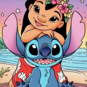 Diamantgemälde Disney Lilo und Stitch Super Mario Pikachu Heimdekoration Vollquadrat Rund Diamantmosaik Stickerei Kreuzstich