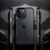 Luxuriöse Acryl-HD-Telefonhüllen mit transparenter Beschichtung für iPhone 13, 14, 12, 15 Pro Max, galvanisiertes TPU, weicher Rahmen, stoßfeste Abdeckung