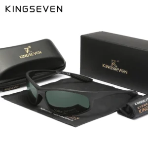 Kingseven Marke Klassische Sonnenbrille Männer Polarisierte Gläser Fahren Original Zubehör Sonnenbrille für Männer/Frauen Oculos De Sol