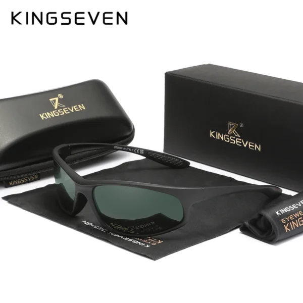 Kingseven Marke Klassische Sonnenbrille Männer Polarisierte Gläser Fahren Original Zubehör Sonnenbrille für Männer/Frauen Oculos De Sol