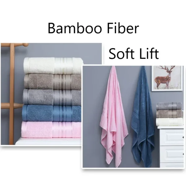 3 stücke Set Bambus Handtuch Bad 2 stücke 35x75cm Handtuch 1 stücke 70x140cm große Badet uch Abdeckung kaltes Gefühl Bambus Sport tücher 6