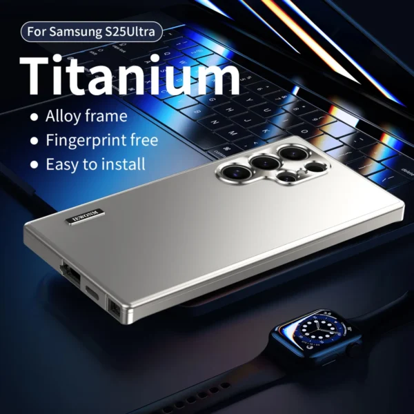 Mode Magnetische Schließen Aluminium Metall Fall Für Samsung Galaxy S25 Ultra S24 Ultra S23 S22 S21 Starke Drop Proof Abdeckung
