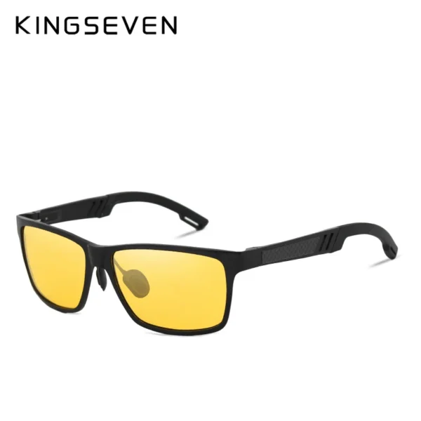 KINGSEVEN Aluminium Polarisierte nachtsicht Sonnenbrille Männer Platz Sonnenbrille Fahren Sonnenbrille Schutzbrille Eyewear oculos de sol 4