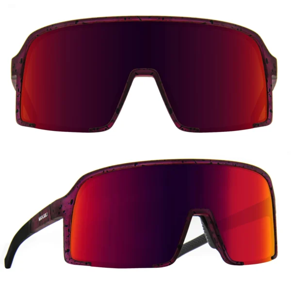 JULI Polarisierte Sonnenbrille für Männer und Frauen, winddicht, Outdoor-Sport, Radfahren, Laufen, UV400-Schutz, männliche Sonnenbrille 8133 3