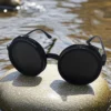 Nd Filter Einstellbare Sonnenbrille Vintage Runde Punk ND9-geschwindigkeit Polarisierte Dimmen Sonnenbrille Männer Frauen Luxus SonnenbrillePolarisierte 2