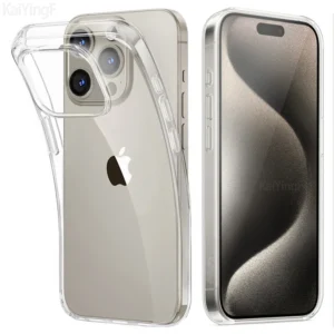 Luxus Transparent Fall Für iPhone 16 15 11 12 13 14 Pro Max Weiche TPU Silikon Für iPhone XR XS max 8 Plus Zurück Abdeckung Klar Fall