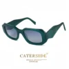 CATERSIDE Retro Polarisierte Sonnenbrille Männer Polygon Große Acetat Rahmen frauen Sonnenbrille Reisen Fahren Einkaufen UV400 Brillen 3