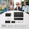 KINGSEVEN 2025, klassische polarisierte Sonnenbrille für Männer und Frauen, quadratischer Legierungsrahmen, Antireflexionsbrille, Luxusbrille 6