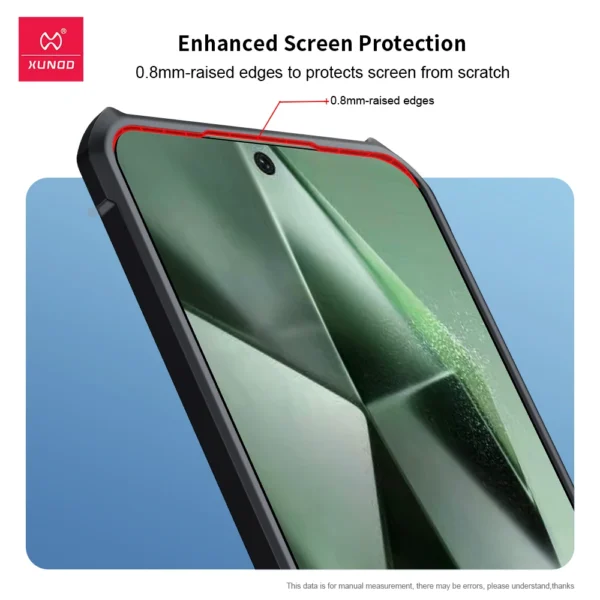 Xundd Schutzhülle für Samsung Galaxy A36 A56 A26 A16 A55 5G A06, Airbag, Anti-Drop-TPU und Acryl-Rückseite, ultraklare Kameraschutzhülle 4