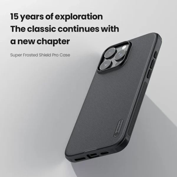 Für iPhone 16 Plus 16 Pro Max Nillkin Hülle Frosted Pro Hard Ultra 360 Thin Bumper Cases Schutz Rückseite für iPhone 16 2