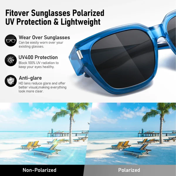 Sonnenbrille nset, Blends chutz brille, polarisierte Sonnenbrille für Myopie, Anti-UV-Sonnenbrille 6