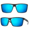 MAXJULI Polarisierte große Sonnenbrille für Männer und Frauen mit großen Köpfen, UV 400-Schutz 8125 6