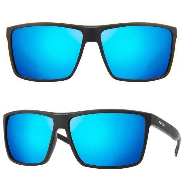 MAXJULI Polarisierte große Sonnenbrille für Männer und Frauen mit großen Köpfen, UV 400-Schutz 8125 6
