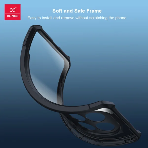 Xundd Telefon Fall Für POCO X7 Pro 5G Für POCO X7 Airbag Anti-drop Shell, PC + TPU Zurück Ultra Transparente Abdeckung Für POCO X7 Pro 5