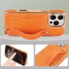 VIETAO Handyhüllen mit Umhängeband für iPhone 16 Pro Max, Hülle mit Kartensteckplatz, galvanisierte Handyhülle für iPhone 16 15 Pro Plus 3
