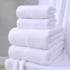 Weißes Gesichtshandtuch aus weichem Baumwollstoff, Hotel-Badetuch, Waschlappen, Handtücher, tragbares multifunktionales Reinigungstuch