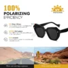 LIOUMO Luxus Marke Design Sonnenbrille Für Frauen Polarisierte Mode Damen Gradienten Gläser Anti-Glare Fahren Brille zonnebril 3