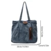 Damenhandtasche, Umhängetasche mit großem Fassungsvermögen, Tragetasche, geeignet für Arbeit, Reisen und den täglichen Gebrauch 6