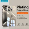 Joyroom Plating Hülle für iPhone 16 15 14 13 Pro Max Kameraobjektivschutz Anti-Fall-Abdeckung für iPhone 15 Pro Max stoßfeste Hülle 2