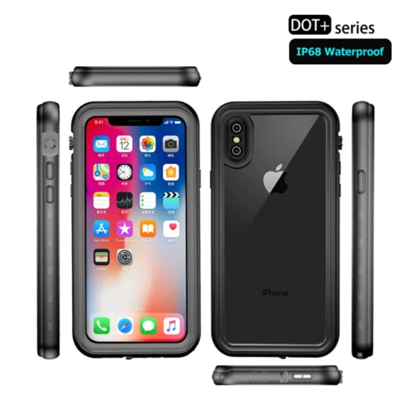 360 Vollschutz IP68 wasserdichte Handyhülle für Apple iPhone XR Schwimmen Tauchen Abdeckung für iPhone 15 11 12 13 Pro Max 16 Plus 4