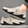 Outdoor Männer Casual Schuhe Männer Wildleder Leder Turnschuhe Handgemachte Atmungsaktive Herren Loafer Mokassins Luxus Marke Boot Schuhe Plus Größe 6