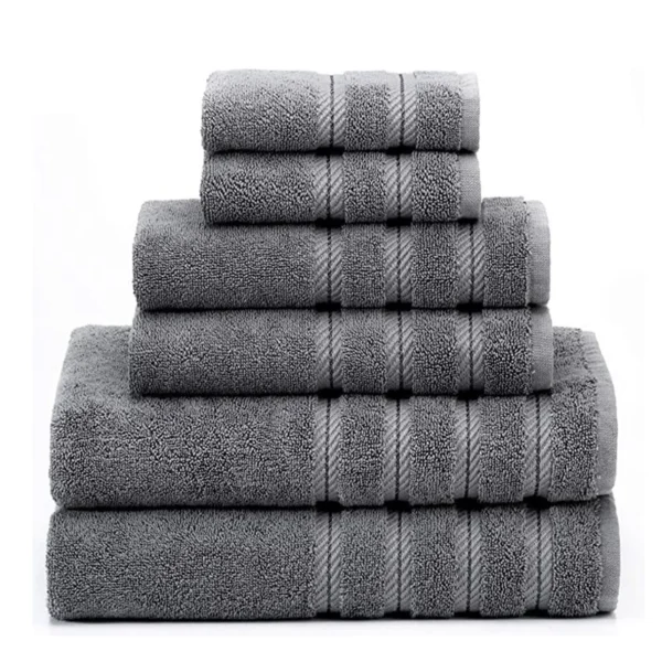 6 TEILE/SATZ Dicke Große Bad Handtuch Set Baumwolle Jacquard Gesicht Dusche Handtücher Weiche Luxus für Home Badezimmer Hotel Spa Erwachsene kinder