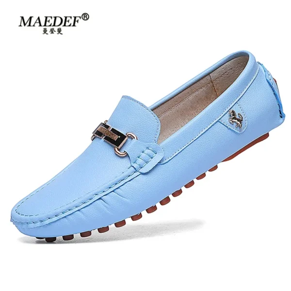 MAEDEF Herren-Loafer, 2024, Frühling und Herbst, modische Schuhe, Herren, klassische Marke, hochwertiges Leder, bequeme Antriebsschuhe, Boot-Freizeitschuhe 5