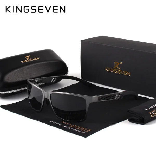KINGSEVEN Aluminium Quadratische Männer/Frauen Polarisierte Beschichtung Spiegel Sonnenbrille Brillen Sonnenbrillen Für Männer