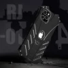 Aluminium Metall Wärme reduzieren aushöhlen Fall Für Apple IPhone 16 Pro Max 11 12 13 14 15 PRO MAX Rüstung stoßfest Abdeckung Shell 5