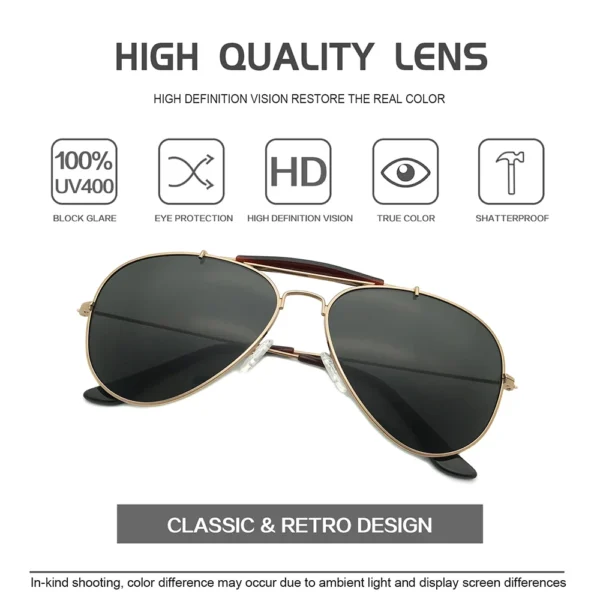 SunCubic Herren-Sonnenbrille, klassischer UV-Schutz, Metall, Gold, Gra, Vintage-Brille, Oculos De Sol, zum Einkaufen, Reisen, MST112 2