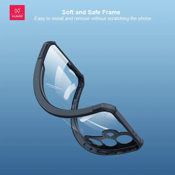 Xundd Schutzhülle für Samsung Galaxy A36 A56 A26 A16 A55 5G A06, Airbag, Anti-Drop-TPU und Acryl-Rückseite, ultraklare Kameraschutzhülle 5