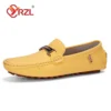 YRZL Loafer Herren Handgefertigte PU-Leder Loafer Casual Driving Flats Slip-on-Schuhe Luxuriöse bequeme Mokassins Weiße Loafer Schuhe Herren 6