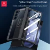 Xundd faltbare Hülle für Samsung Galaxy Z Fold 3 4 5 6 Airbag, stoßfeste Hülle, Glas, PC und TPU-Schutz, Anti-Fingerabdrücke, MPa4 Vajra 5