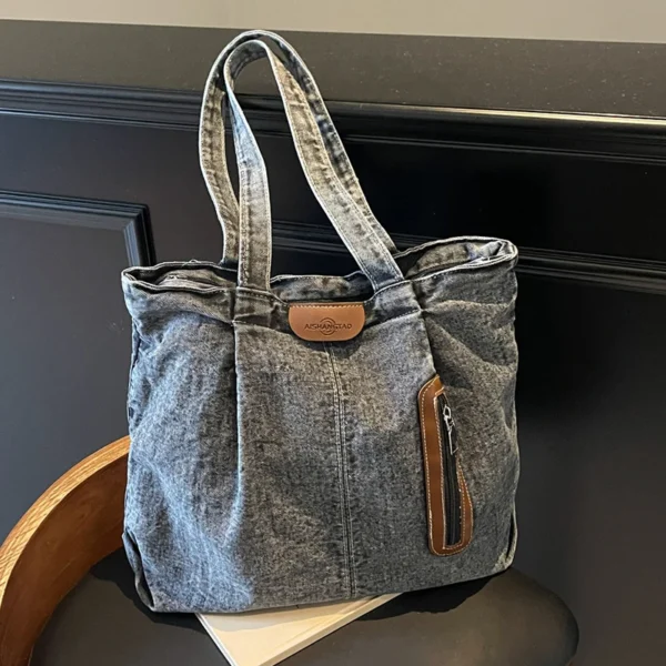 Damenhandtasche, Umhängetasche mit großem Fassungsvermögen, Tragetasche, geeignet für Arbeit, Reisen und den täglichen Gebrauch 2