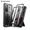 Für Samsung Galaxy S23 Fe Ganzkörper Stoßstange Militär panzerung stoß feste Shell Case Halterung mit eingebautem Displays chutz