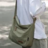 Japanische Frauen Männer Schulter Umhängetasche Große Leinwand Messenger Taschen für Student 2024 Marke Buch Taschen Weibliche Handtasche Schulranzen 4