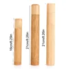 1PC Natürliche Bambus Rohr Umweltfreundliche Zahnbürste Fall 21cm für Erwachsene Gesundheit Oral Hygiene Reise Tragbare Zahnbürste Halter 6