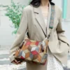 Mode Kontrast Farbe Große Kapazität Weibliche Einkaufstasche PU Leder dame Schulter Tasche Marke Designer frauen Eimer Handtaschen 3