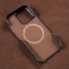 LANGSIDI für Magsafe Hülle für iPhone 15 16 Pro Max, Retro-Luxus-Vollnarbenleder, echtes geöltes PULL-UP-Leder, magnetische Abdeckung 4