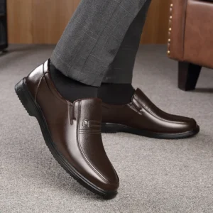 Echtes Leder Schuhe Männer Loafer Slip On Business Casual Leder Schuhe Klassische Weiche Mokassins Hombre Atmungsaktive Männer Schuhe Flache