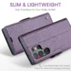 Hülle für Samsung Galaxy S23 Ultra S22 Plus S21 S20 Fe S10 Note 20 10 Leder Flip Brieftasche Fall Magnet karten halter Telefon abdeckung 2